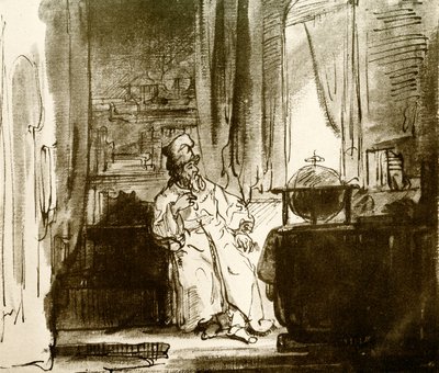 Filosofen av Rembrandt van Rijn