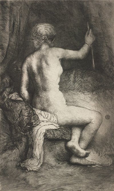 Kvinne med pilen, 1661. av Rembrandt van Rijn