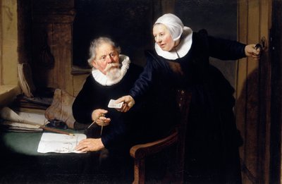 Skipsbyggeren og kona av Rembrandt van Rijn