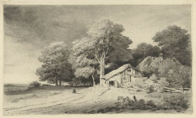 Gård på en vei av Remigius Adrianus Haanen