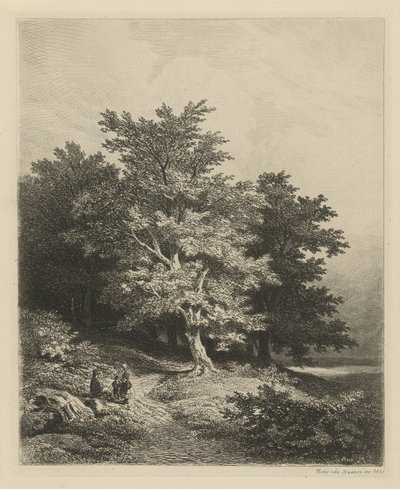 Figurer i en skogkant av Remigius Adrianus Haanen