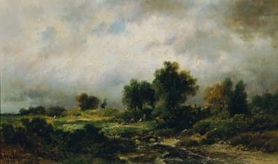 sommerlandskap av Remigius Adrianus van Haanen