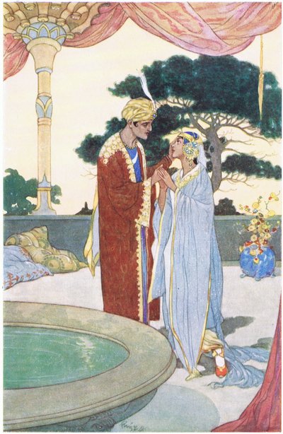 Noureddin og den vakre slaven, 1930-tallet av René Bull