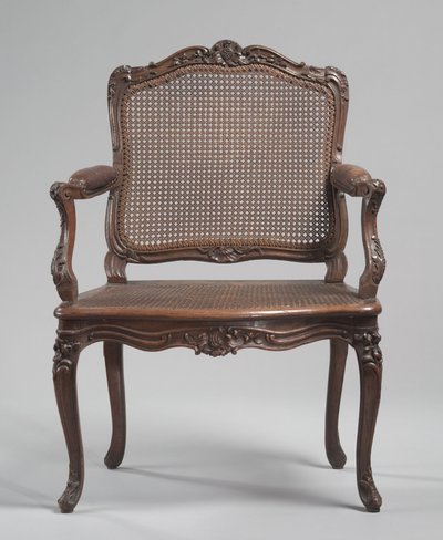 Armstol, ca. 1740 (utskåret tre, stokk) av René Cresson