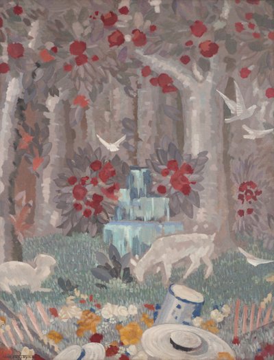 Dekorativt panel (fragment) av René Fontayne