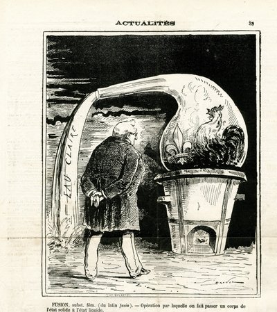 Illustrasjon av Jules Renard Draner (1833-1926) i Le Charivari av Renard Jules Draner