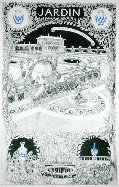 Design for en hage, The garden of a Ceramicist, fra 