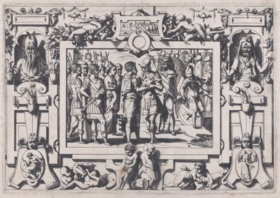 Jason ankommer Colchis Jason ankom endelig Colchis..., 1563. av Rene Boyvin
