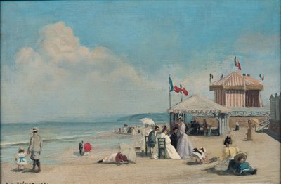 Stranden ved Cabourg av René François Xavier Prinet