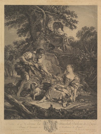 Le Panier Misterieux Den mystiske kurven, 1700-tallet. av Rene Gaillard