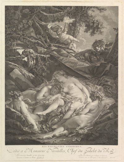 The Sleeping Bacchantes The Sleeping Bacchantes, 1700-tallet. av Rene Gaillard