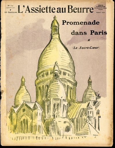 Omslag av "" L'Plate au beurre"", nummer 510, Satirical in Colors av Rene George Hermann Paul