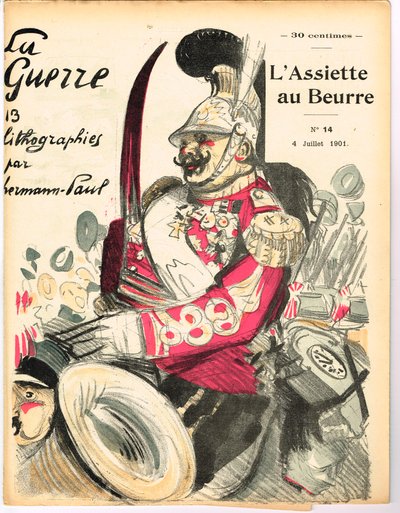 Omslag til "" The Butter Plate", Satirical in Colors av Rene George Hermann Paul