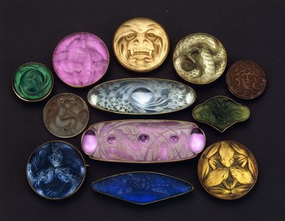 Diverse glassvarer av Rene Jules Lalique