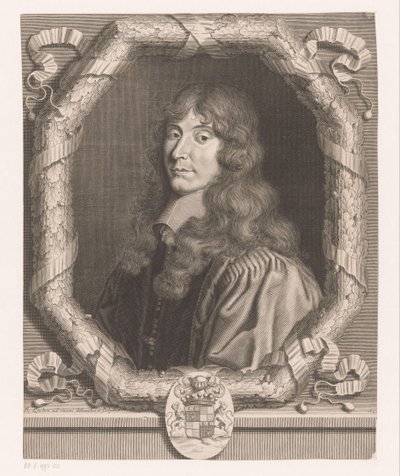 Portrett av en ukjent mann av Rene Lochon