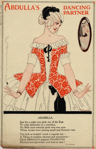 Abdulla-sigaretter, 1920-tallet av Rene Vincent