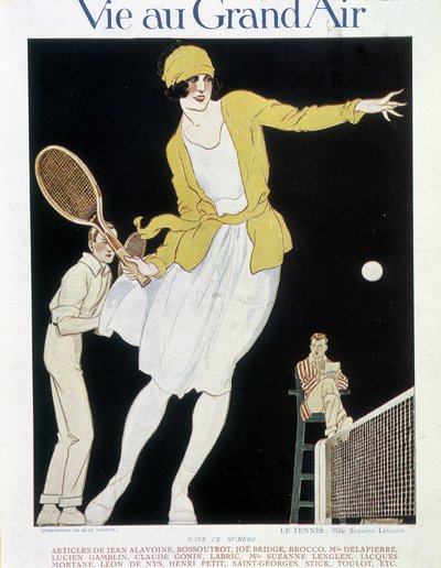 Suzanne Lenglen av Rene Vincent