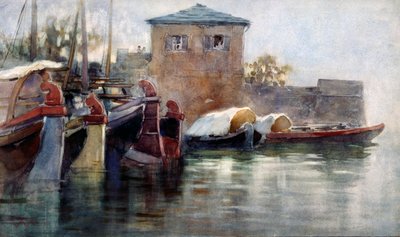 Comballi siesta (brygge ved Comosjøen) av Renzo Weiss