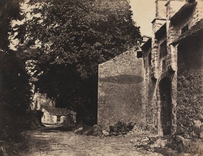 Porten til Borwick Hall, Lancashire, 1855. av Rev. John Richardson Major