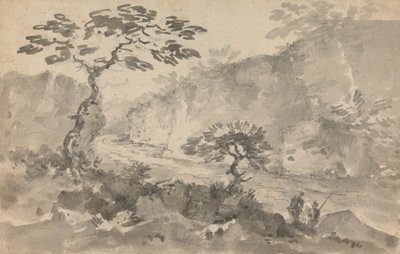 Landskap med to menn av Rev. William Gilpin