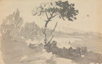 Tre og innsjø av Rev. William Gilpin
