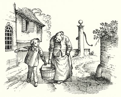 HC Andersen: Lille Tuk (litho) av Rex (after) Whistler