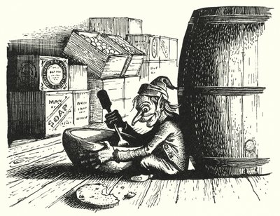 Hans Christian Andersen: The Goblin And The Huckster (litho) av Rex (after) Whistler
