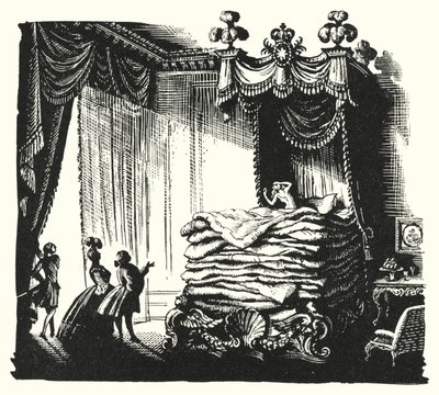 HC Andersen: The Real Princess (litho) av Rex (after) Whistler