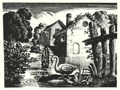HC Andersen: Den stygge andungen (litho) av Rex (after) Whistler