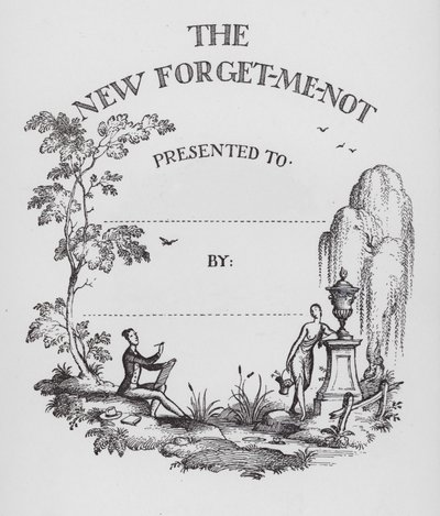 The New Forget-Me-Not … Presentert for … Av (litho) av Rex (after) Whistler