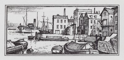Elven (litho) av Rex (after) Whistler