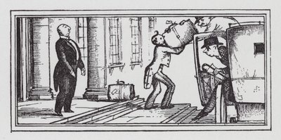Week-ends (litho) av Rex (after) Whistler