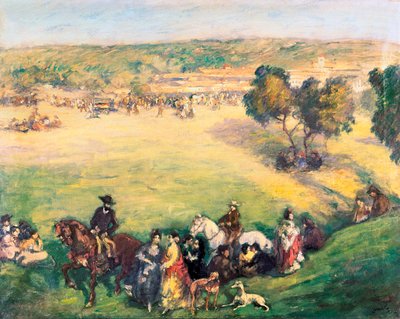 Engen. Maleri av Ricard Canals i Llambi (1876-1931). Olje på lerret. av Ricardo Canals y Llambi
