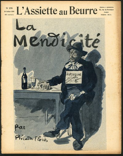 Omslag til "" The Butter Plate"", nummer 278, Satirical in Colors av Ricardo Flores
