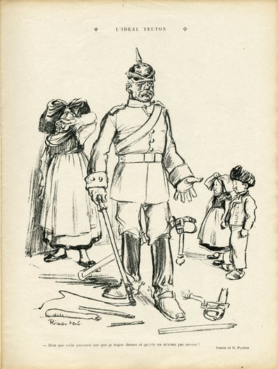 Illustrasjon av Ricardo Flores (1878-1918) i Le Rire av Ricardo Flores