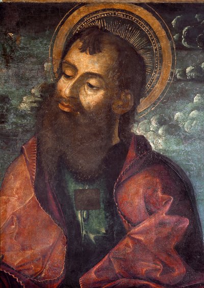 Saint Paul and Saint Peter Detail representing Saint Paul. Painting by Riccardo Quartararo (15th-16th century) 1493 Dim. 216x155 cm Palermo, Galleria Regionale della Sicilia, inv. 53   1399819   no       norwegian Successfully Translated  Original: 5eb131a av Riccardo Quartararo