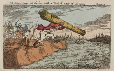 Baron Munchausen stjeler en tyrkisk kanon av John Pardon