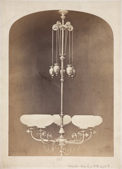 Gasolier, ca 1880 av John Pardon