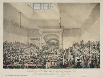 Åpning av Lecture Theatre i Marylebone, London av John Pardon