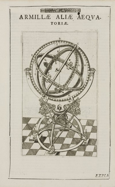 Tycho Brahes ekvatoriale armillarsfære, ca 1580 av John Pardon