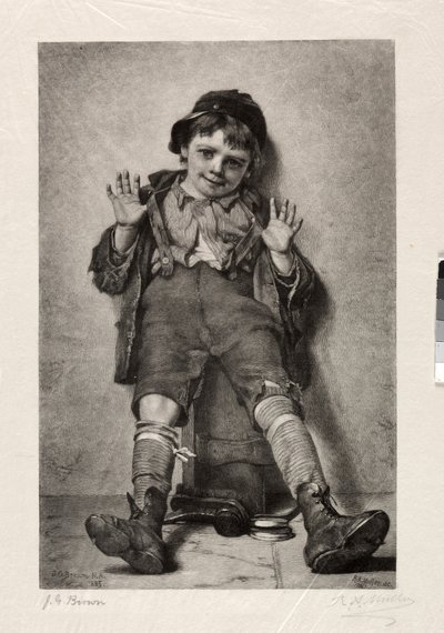 Jeg er helt lykkelig, 1886. av Richard Alexander Muller