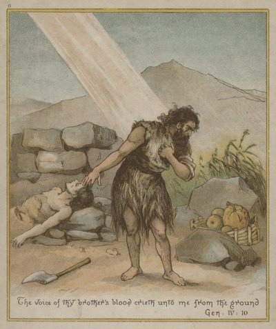 Kain, etter å ha drept Abel av Richard Andre