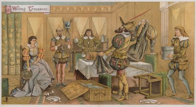 Illustrasjon for The Taming Of The Shrew (chromolitho) av Richard Andre
