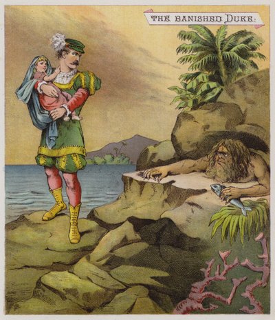 Illustrasjon for The Tempest (chromolitho) av Richard Andre