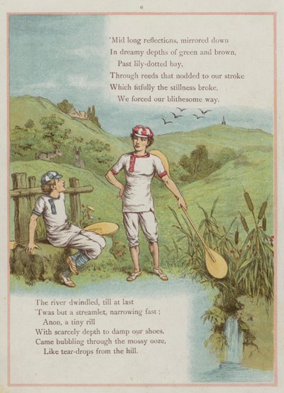 Side fra Upstream av Richard Andre (farge litho) av Richard Andre