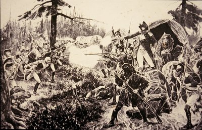 Slaget ved Brandywine av Richard Caton (after) Woodville