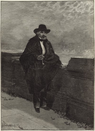 En måneskinnsnatt i Chelsea (gravering) av Richard Caton II (after) Woodville