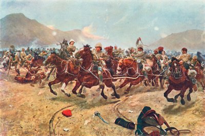 Redding av våpnene ved Maiwand, 17. juli av Richard Caton II (after) Woodville
