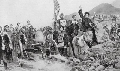 Den kinesisk-japanske krigen av Richard Caton II (after) Woodville