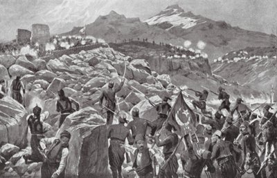 Det kretiske opprøret mot tyrkerne av Richard Caton II (after) Woodville